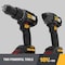 Caterpillar Cat 18V Cordless Hammer Drill and Impact Driver Combo Kit with 2 Batteries DX12K - alternate 5